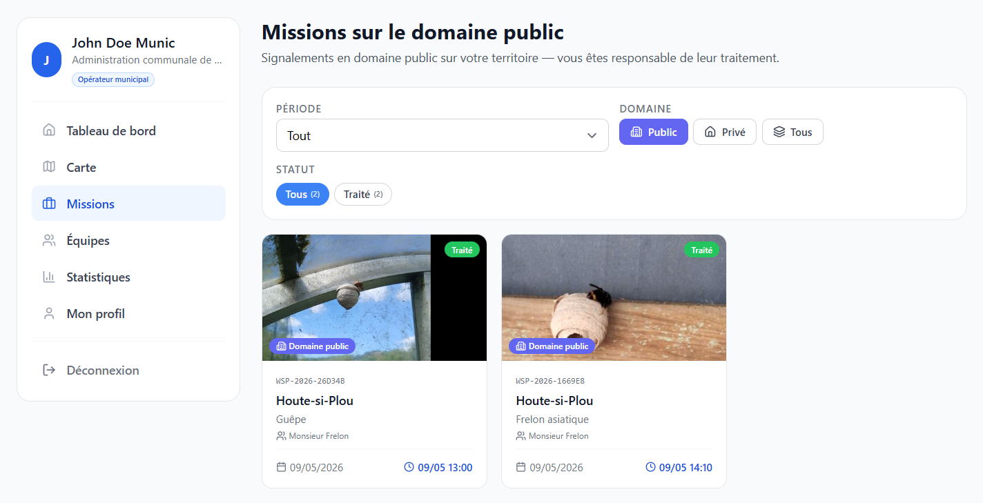 Suivi du domaine public