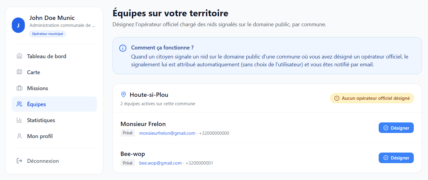 Pros agréés